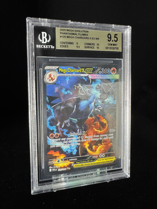 Mega Charizard X ex (PFL125) - Graded BGS 9.5 [GEM MINT] | Pokemon Phantasmal Flames [4]