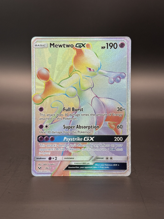 Mewtwo GX (SLG 76) - NM [ex-PSA 8] | Pokemon Shining Legends [2]
