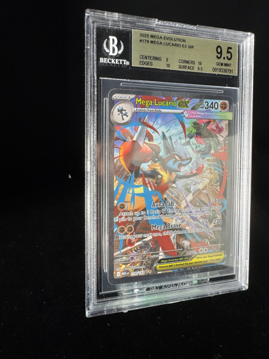 Mega Lucario ex (MEG179) - Graded BGS 9.5 [GEM MINT] | Pokemon Mega Evolution [4]