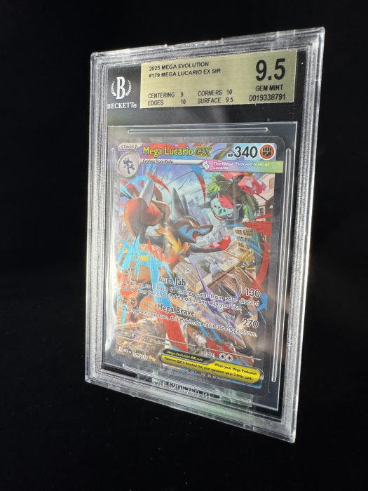 Mega Lucario ex (MEG179) - Graded BGS 9.5 [GEM MINT] | Pokemon Mega Evolution [5]