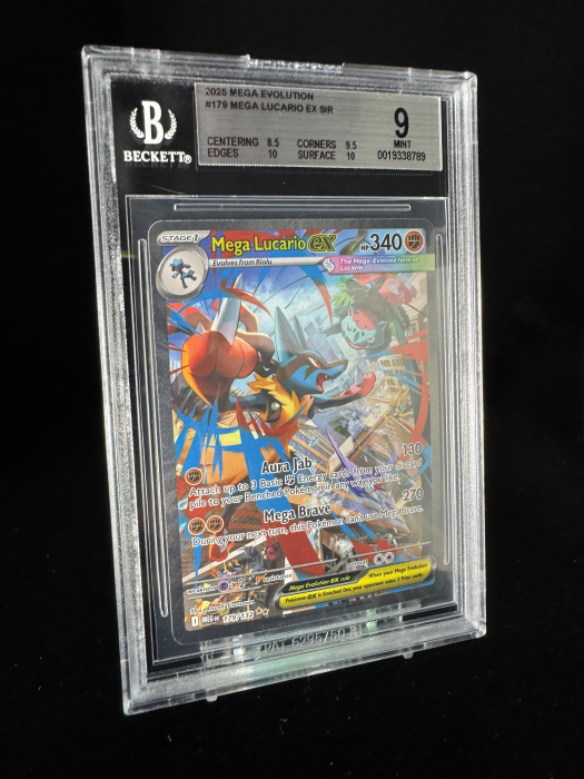Mega Lucario ex (MEG179) - Graded BGS 9 [MINT] | Pokemon Mega Evolution [4]
