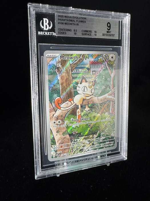 Meowth (PFL106) - Graded BGS 9 [MINT] | Pokemon Phantasmal Flames [4]