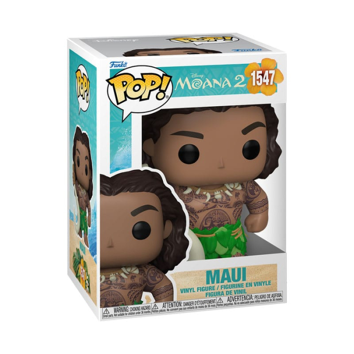 Moana 2 POP! & Buddy Vinyl Figure Maui with Fish Hook 9 cm [2]