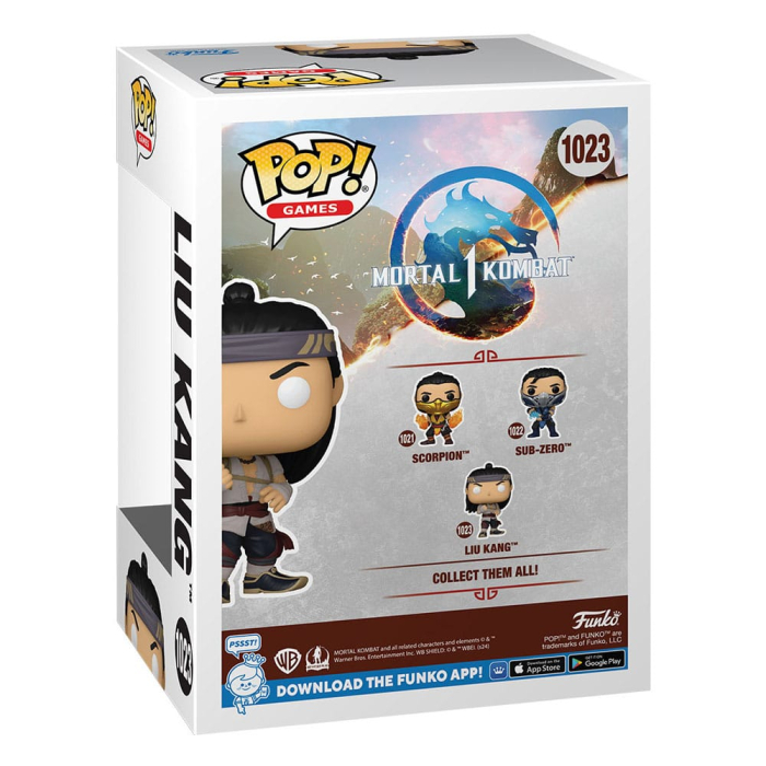 Mortal Kombat POP! Games Vinyl Figure Liu Kang (God of Fire) 9 cm [3]
