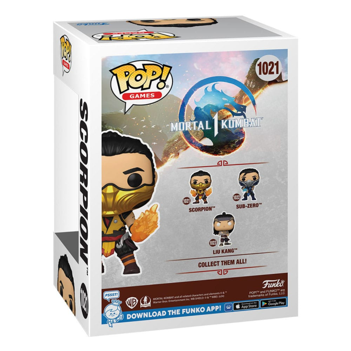 Mortal Kombat POP! Games Vinyl Figure Scorpion 9 cm [3]