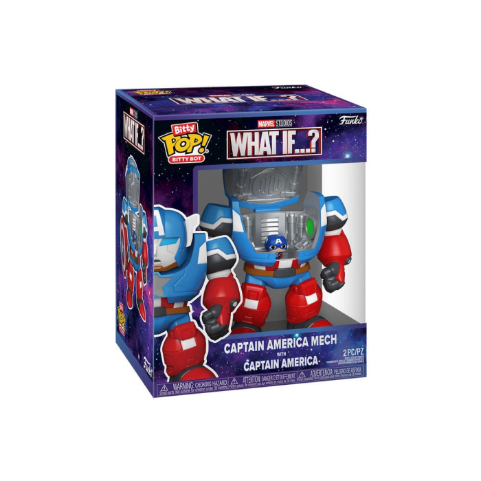 Marvel Bitty POP! Bots Figure WI- CA Mech w/Cap 11,7 cm [2]
