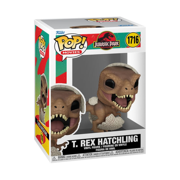 Jurassic Park Hatchling POP! Movies Vinyl Figure Tyrannosaurus Rex 9 cm [2]