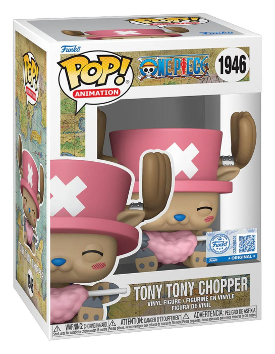 One Piece POP! Animation Vinyl Figure Tony Tony Chopper with Cotton Candy heo Exclusive 9 cm [2]