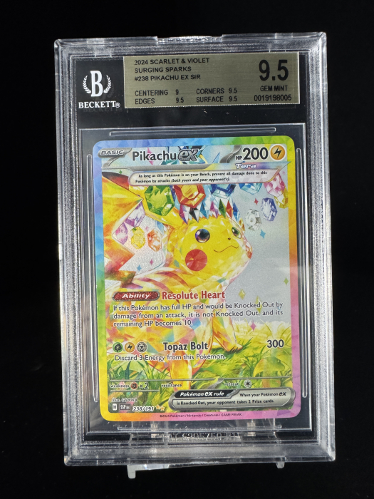 Pikachu ex (SSP238) - Graded BGS 9.5 [GEM MINT] | Pokemon Surging Sparks [2]