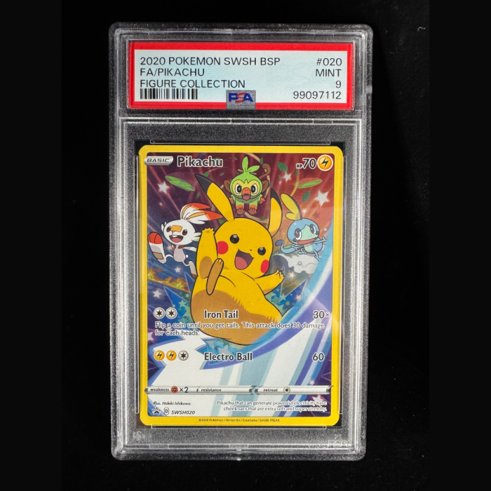 Pikachu (SWSH020) - Graded PSA 9 [MINT] | Pokemon SWSH Black Star Promos [3]