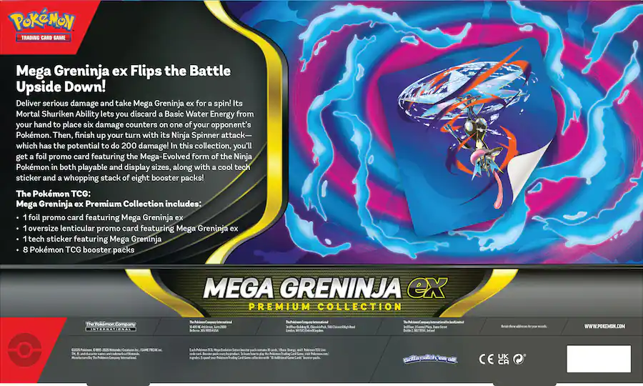Precomanda Pokemon TCG: Mega Greninja ex Premium Collection Box [4]