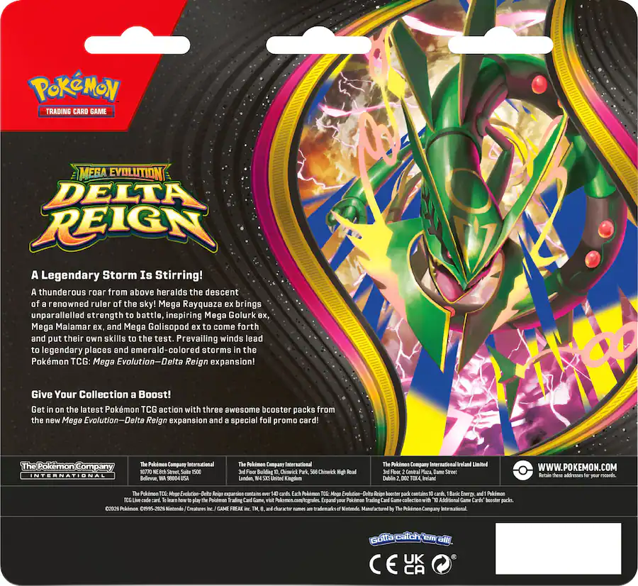 Preorder Pokemon TCG: Delta Reign 3 Pack Blister [2]