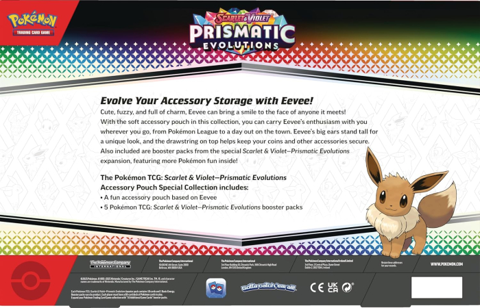 Pokémon TCG: Prismatic Evolutions Accesory Pouch Special Collection [4]