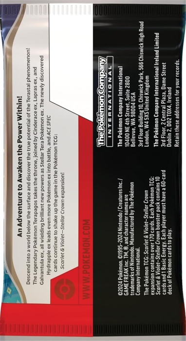 Pokémon TCG: Scarlet & Violet-Stellar Crown Booster Display Box (36 Packs) [4]