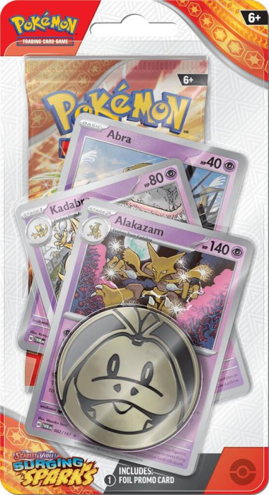 Pokémon TCG: Surging Sparks Premium Checklane Blister [Alakazam] [1]