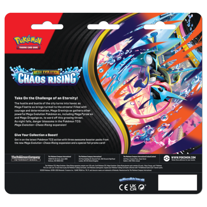 Pokémon TCG: Chaos Rising 3 Pack Blister [2]