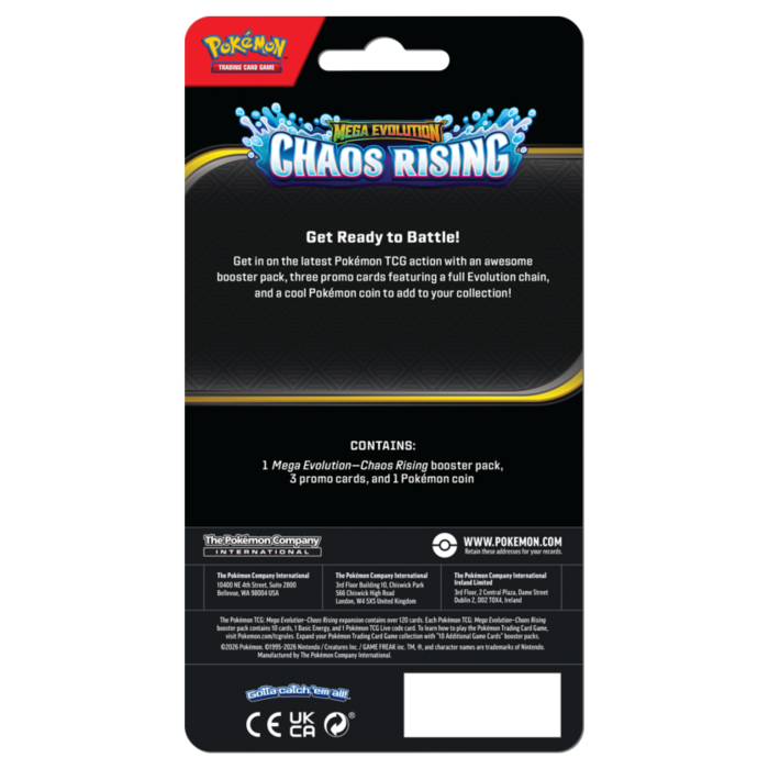 Pokémon TCG: Chaos Rising Premium Checklane Blister [Pawmot] [2]