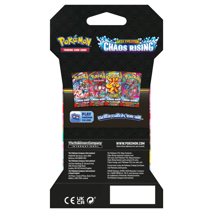 Pokémon TCG: Chaos Rising Sleeved Booster Pack [6]
