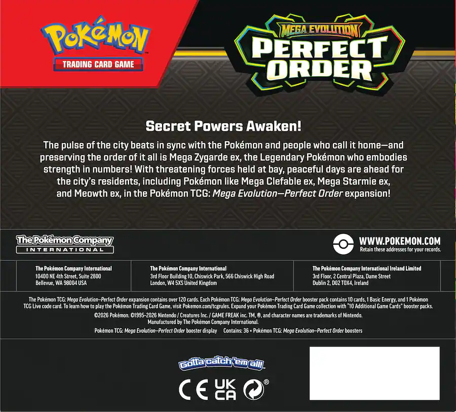 Precomanda Pokémon TCG: Perfect Order Booster Box [4]