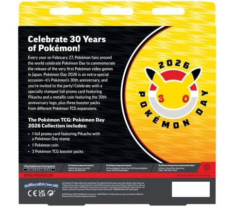 Precomanda Pokemon TCG: Pokémon Day 2026 Collection (30th anniversary) [3]