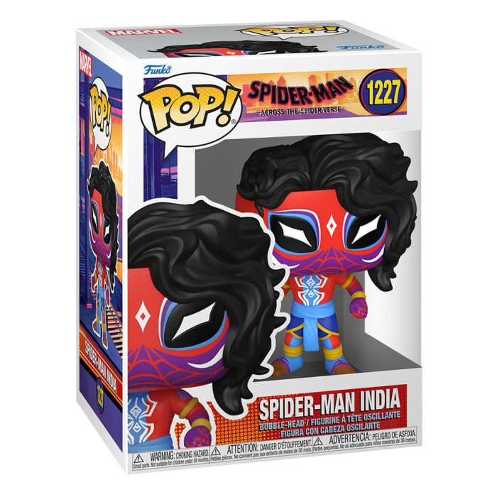 Spider-Man: Across the Spider-Verse POP! Movies Vinyl Figure Spider-Man India 9 cm [2]