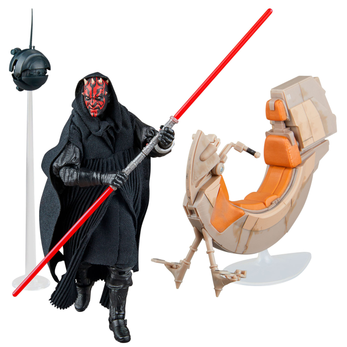 Star Wars Episode I Black Series Vehicle with Action Figure Darth Maul & Sith Speeder 25th Anniversary [13]