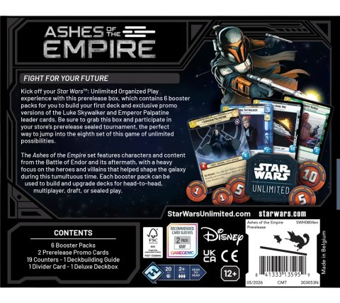 Star Wars: Unlimited - Ashes of the Empire Prerelease Box (kit deck build) [3]