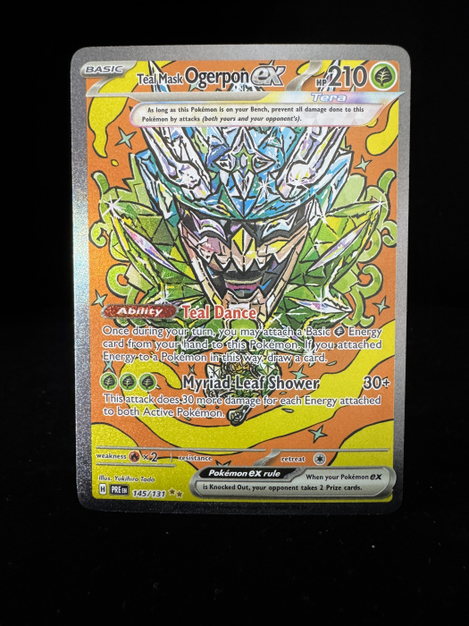 Teal Mask Ogerpon ex (PRE145) - NM | Pokemon Prismatic Evolutions [2]