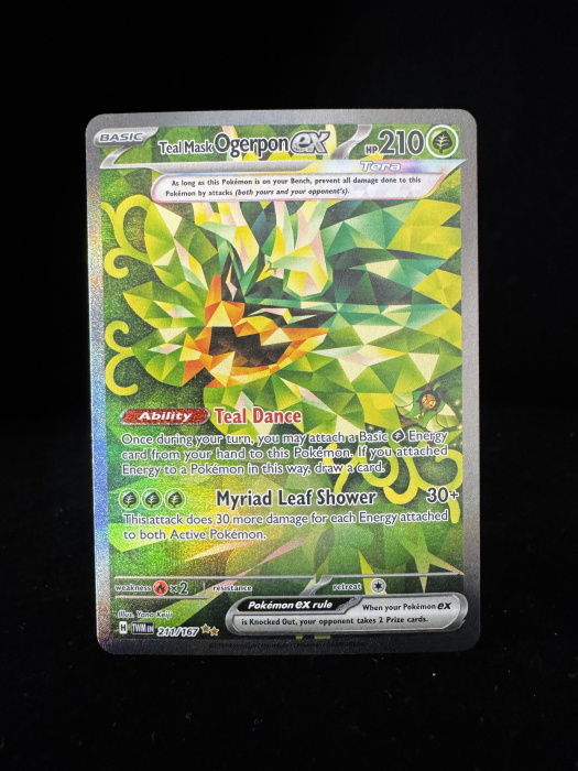 Teal Mask Ogerpon ex (TWM211) - NM | Pokemon Twilight Masquerade [2]