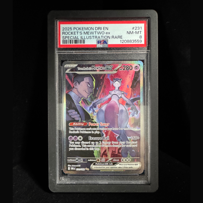 Team Rocket's Mewtwo ex (DRI231) - Graded PSA 8 [NM-MT] | Pokemon Destined Rivals [3]