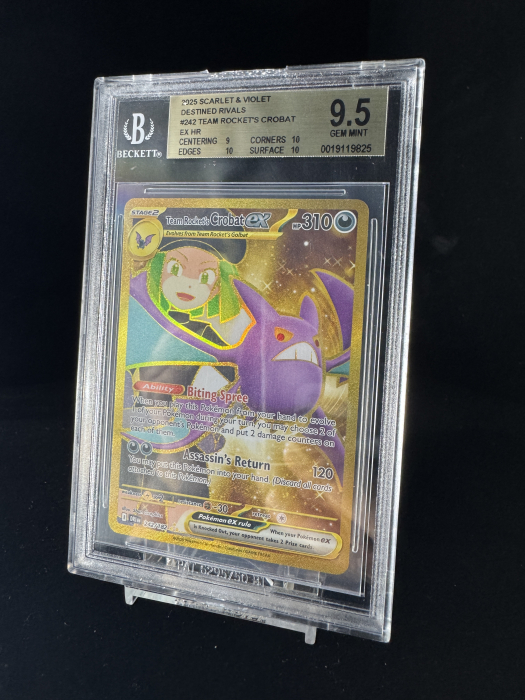 Team Rocket's Crobat ex (DRI 242) - Graded BGS 9.5 [GEM MINT] | Pokemon Destined Rivals [4]