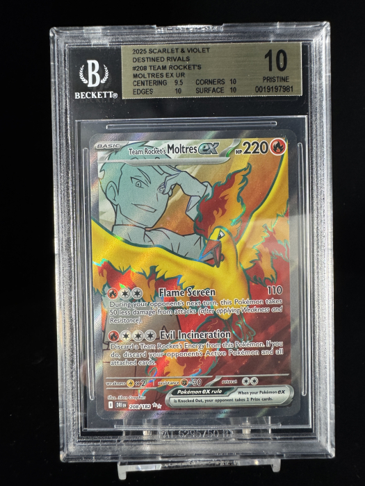 Team Rocket's Moltres (DRI208) - Graded BGS 10 [PRISTINE] | Pokemon Destined Rivals [2]