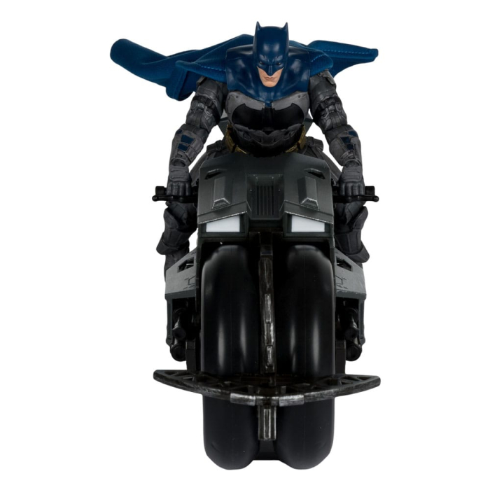 The Flash DC Multiverse Vehicle Batcycle with Batman 18cm [4]