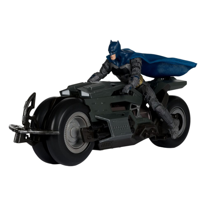 The Flash DC Multiverse Vehicle Batcycle with Batman 18cm [5]