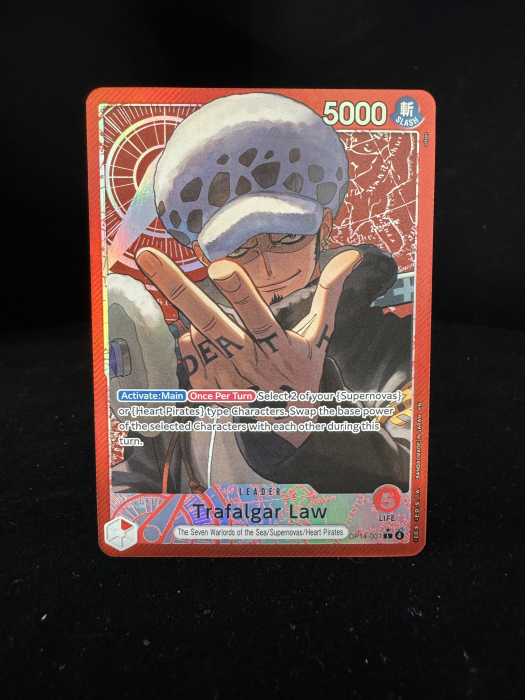 Trafalgar Law (OP14-001) (V.2) - NM | One Piece The Azure Sea's Seven [2]