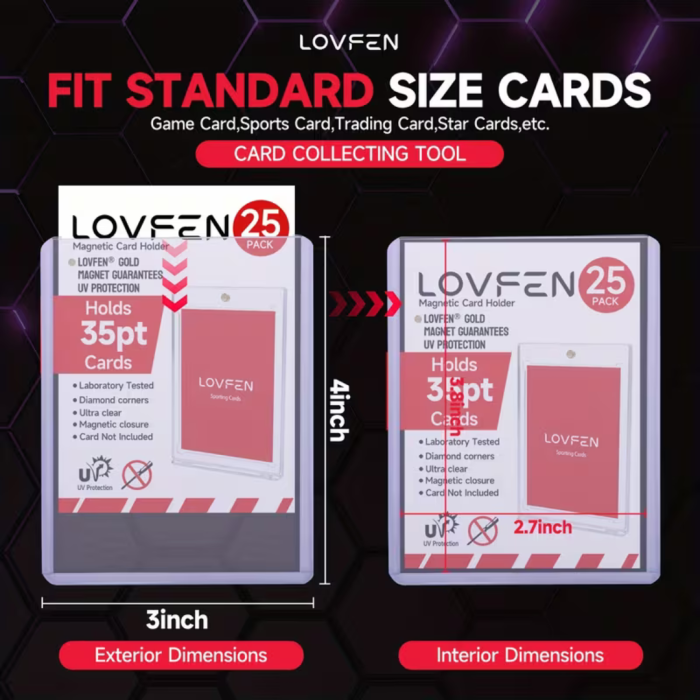 Lovfen - 3" x 4" Clear Regular Toploader [2]