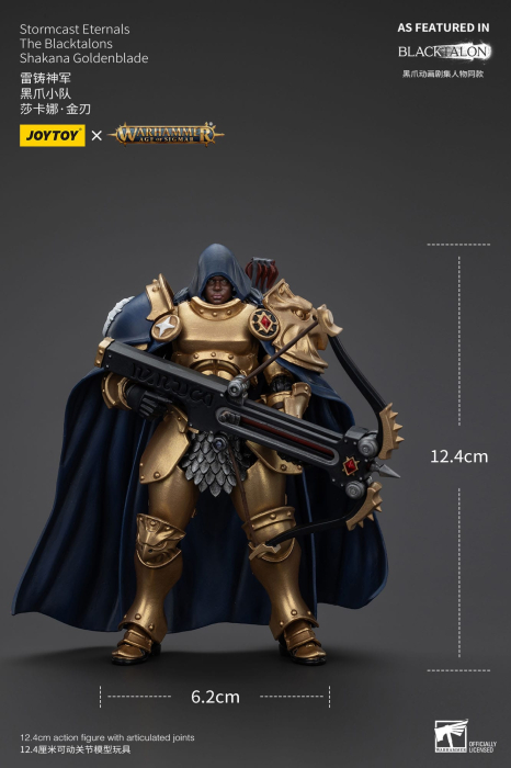 Warhammer Age of Sigmar Actionfigur Stormcast Eternals The Blacktalons Shakana Goldenblade 20 cm [11]