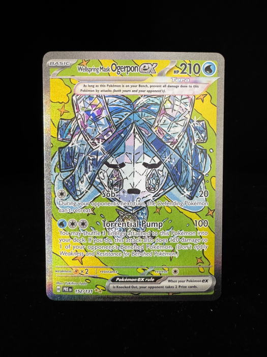Wellspring Mask Ogerpon ex (PRE152) - NM | Pokemon Prismatic Evolutions [2]