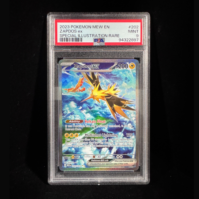 Zapdos ex (MEW202) | Graded PSA 9 [MINT] - Pokemon 151 [3]