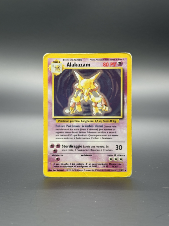 RAW Cards - Alakazam (BS1) - PL | Pokemon Base Set