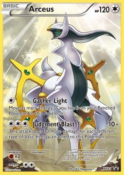 RAW Cards - Arceus - LP | Pokemon XY Promos Black Stars
