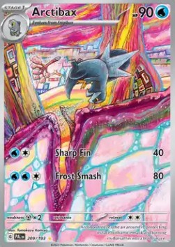 RAW Cards - Arctibax (PAL209) - NM | Pokemon Paldea Evolved