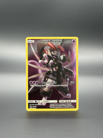 RAW Cards - Armored Mewtwo (SM228) - GD | Pokemon SM Black Star Promos