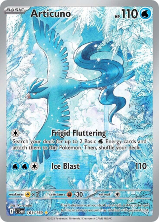 RAW Cards - Articuno (JTG161) - NM | Pokemon Journey Together