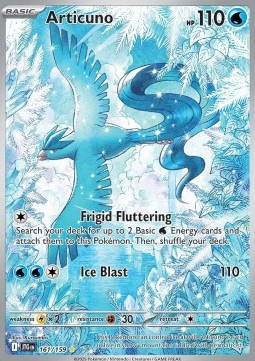 RAW Cards - Articuno (JTG161) - NM | Pokemon Journey Together