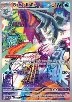 RAW Cards - Baxcalibur (PAL210) - NM | Pokemon Paldea Evolved