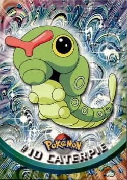 RAW Cards - Caterpie #10 - NM | Pokemon Topps
