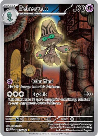RAW Cards - Beheeyem (BLK121) - NM | Pokemon Black Bolt