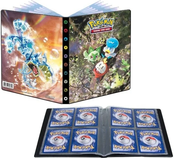 Accesorii TCG - Binder Pokemon Up: Album GS SV01 Scarlet & Violet - 4 Pocket A5 (80 cartonase)