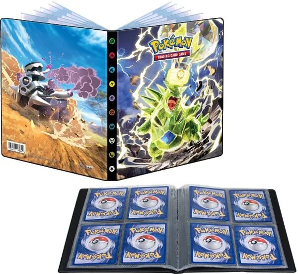 Accesorii TCG - Binder Pokemon Up: Album GS SV03 Obsidian Flames - 4 Pocket A5 (80 cartonase)